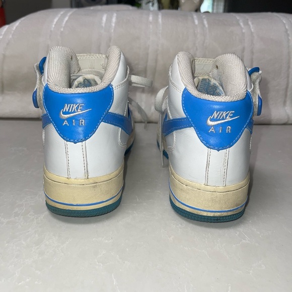 GUC 2003 Vintage Nike Air Force 1 Mid “Baby Blue” Strap - Picture 7 of 13